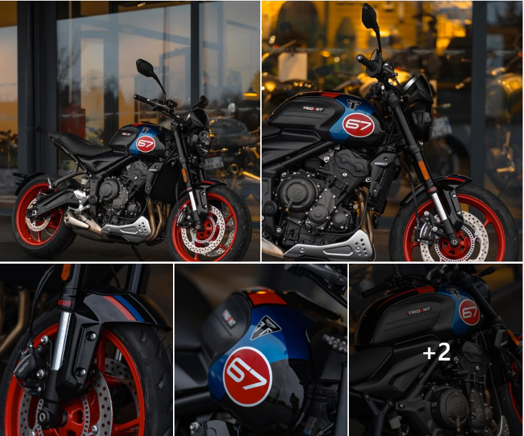 La Triumph Trident 660 « Triple tribute » est arrivée en concession